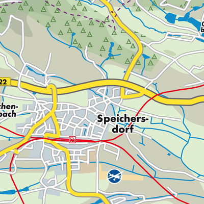 Übersichtsplan Speichersdorf
