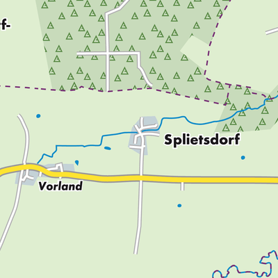 Übersichtsplan Splietsdorf