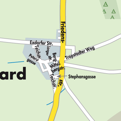 Stadtplan Sankt Bernhard