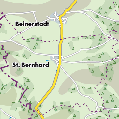Übersichtsplan Sankt Bernhard