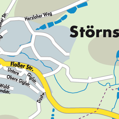 Stadtplan Störnstein