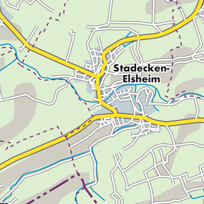 Übersichtsplan Stadecken-Elsheim