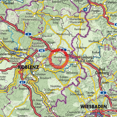 Landkarte Stahlhofen