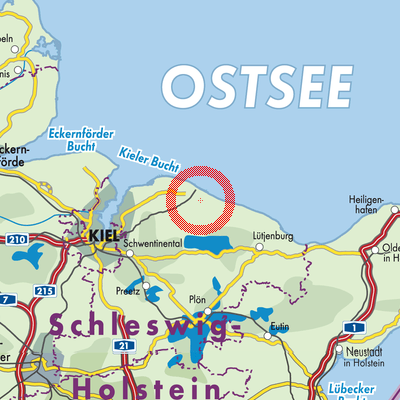 Landkarte Stakendorf