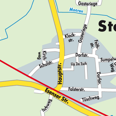 Stadtplan Stedesdorf