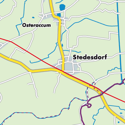 Übersichtsplan Stedesdorf