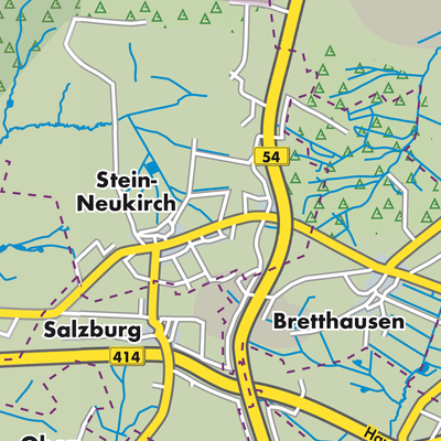 Übersichtsplan Stein-Neukirch
