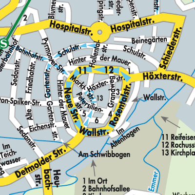 Stadtplan Steinheim