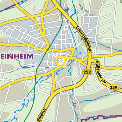 Übersichtsplan Steinheim