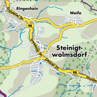 Übersichtsplan Steinigtwolmsdorf