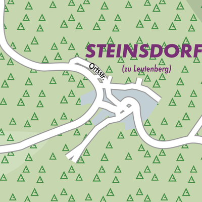 Stadtplan Steinsdorf
