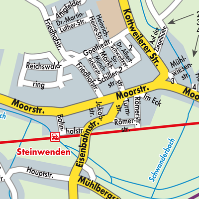 Stadtplan Steinwenden