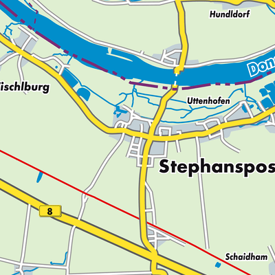 Übersichtsplan Stephansposching