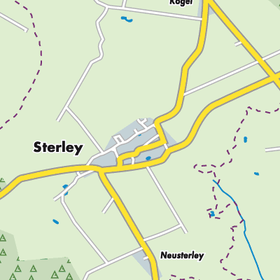 Übersichtsplan Sterley