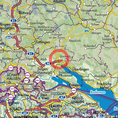 Landkarte Stockach