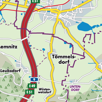 Übersichtsplan Tömmelsdorf