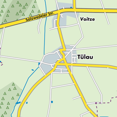 Übersichtsplan Tülau