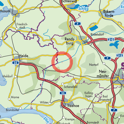 Landkarte Tackesdorf