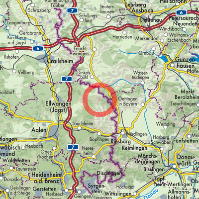 Landkarte Tannhausen