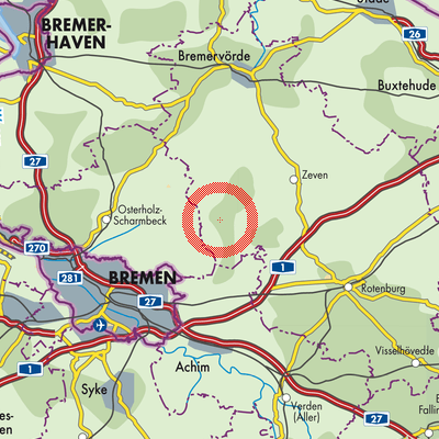 Landkarte Tarmstedt