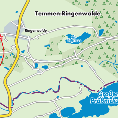 Übersichtsplan Temmen-Ringenwalde