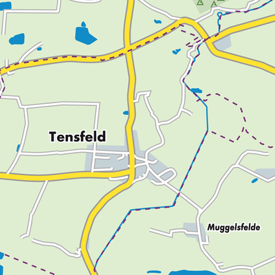 Übersichtsplan Tensfeld
