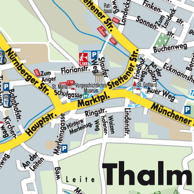 Stadtplan Thalmässing