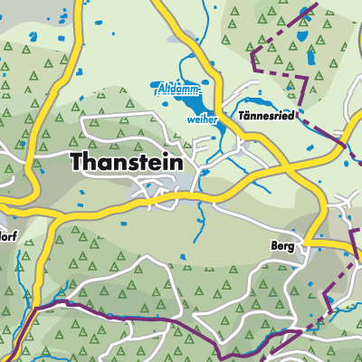 Übersichtsplan Thanstein
