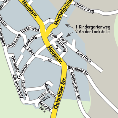 Stadtplan Theuma