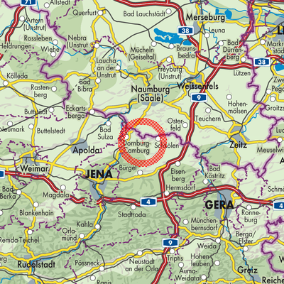 Landkarte Thierschneck
