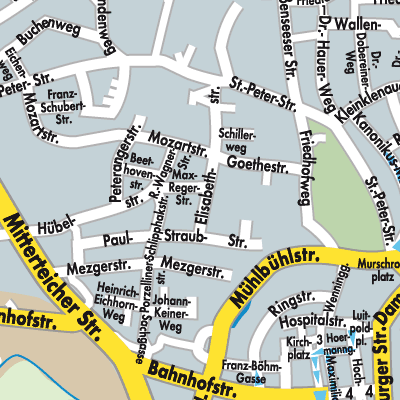 Stadtplan Tirschenreuth