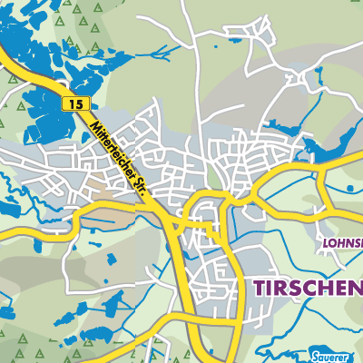 Übersichtsplan Tirschenreuth