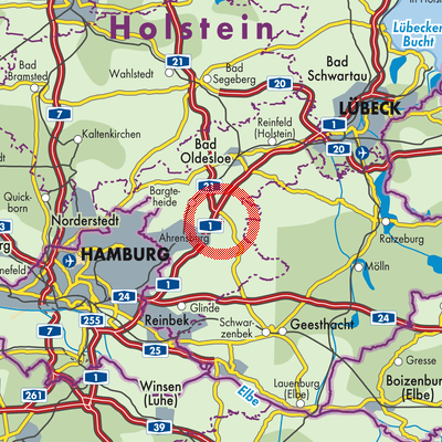 Landkarte Todendorf