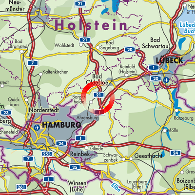 Landkarte Tremsbüttel
