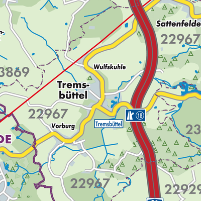 Übersichtsplan Tremsbüttel