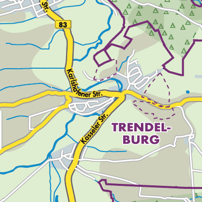 Übersichtsplan Trendelburg