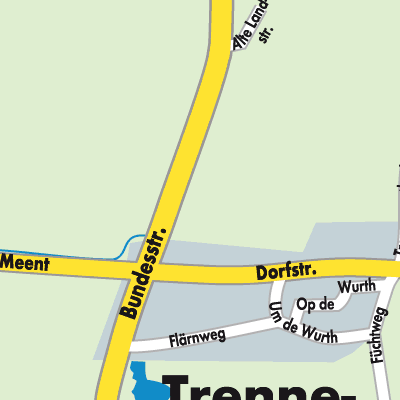 Stadtplan Trennewurth
