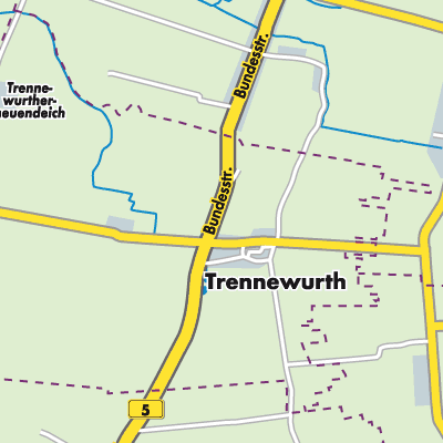 Übersichtsplan Trennewurth