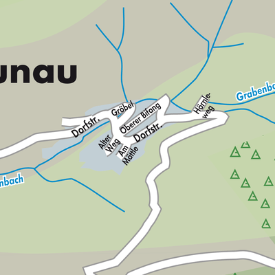 Stadtplan Tunau