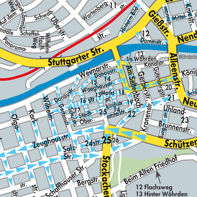 Stadtplan Tuttlingen