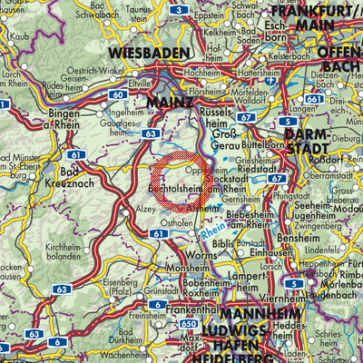 Landkarte Uelversheim