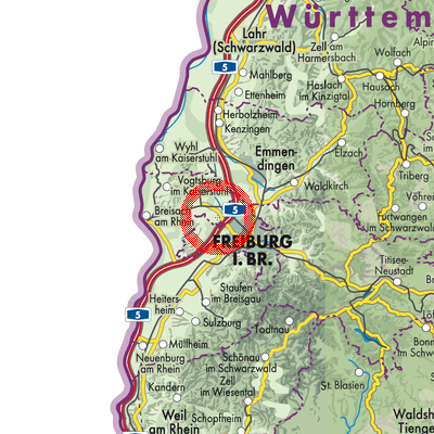Landkarte Umkirch