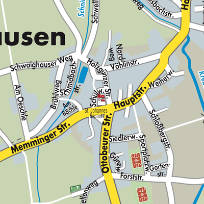 Stadtplan Ungerhausen