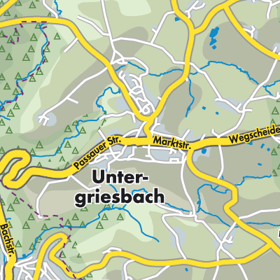 Übersichtsplan Untergriesbach