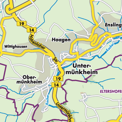 Übersichtsplan Untermünkheim