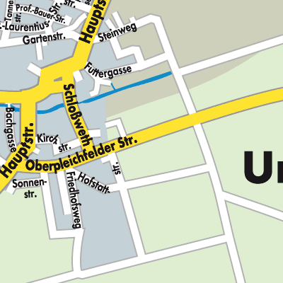 Stadtplan Unterpleichfeld