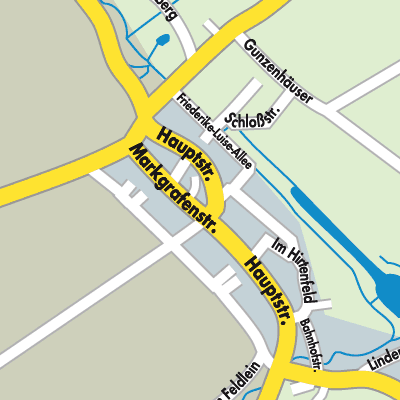 Stadtplan Unterschwaningen