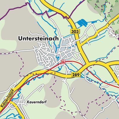 Übersichtsplan Untersteinach