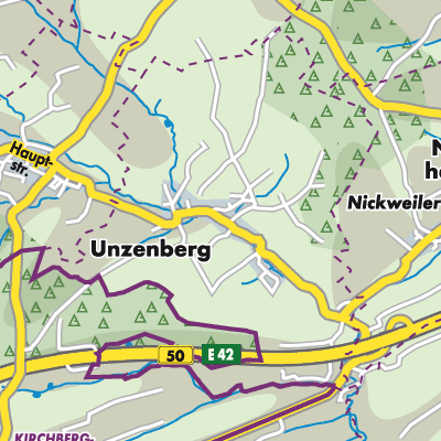 Übersichtsplan Unzenberg