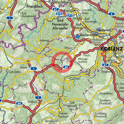 Landkarte Urmersbach